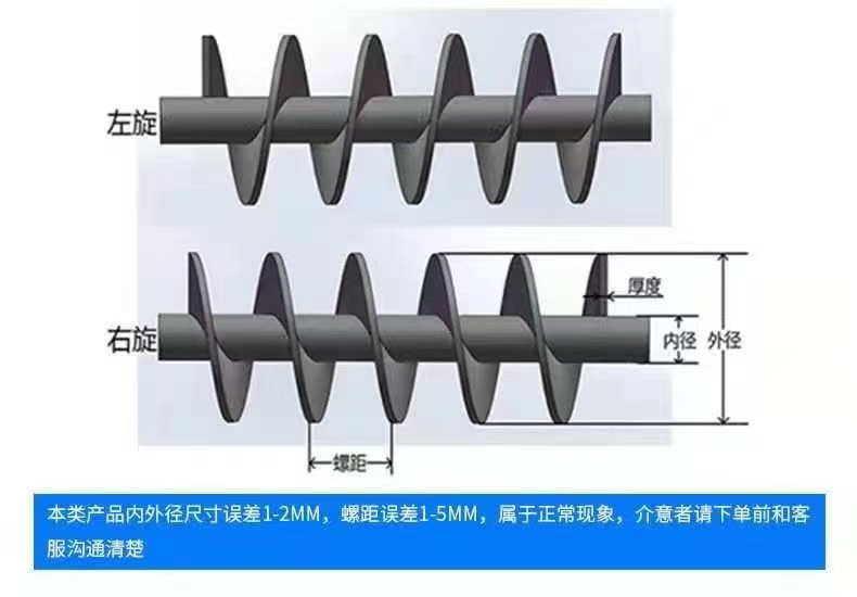 铁岭市不锈钢螺旋叶片无轴螺旋输送机 - 价格